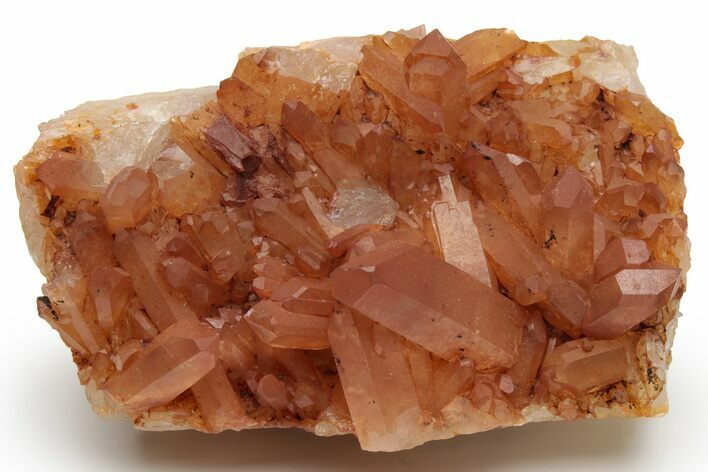 Tangerine Quartz Crystal Cluster - Brazil #229494